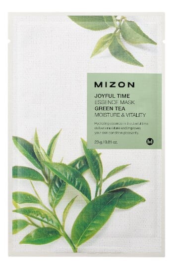 Хлопковая тканевая маска с зеленым чаем, 23 г Mizon, Joyful Time Essence
Хлопковая тканевая маска с зеленым чаем, 23 г Mizon, Joyful Time Essence