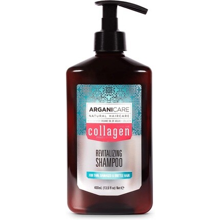 Бодрящий шампунь с коллагеном для тонких и оживленных волос, флакон 400 мл, Arganicare
Бодрящий шампунь с коллагеном для тонких и оживленных волос, флакон 400 мл, Arganicare