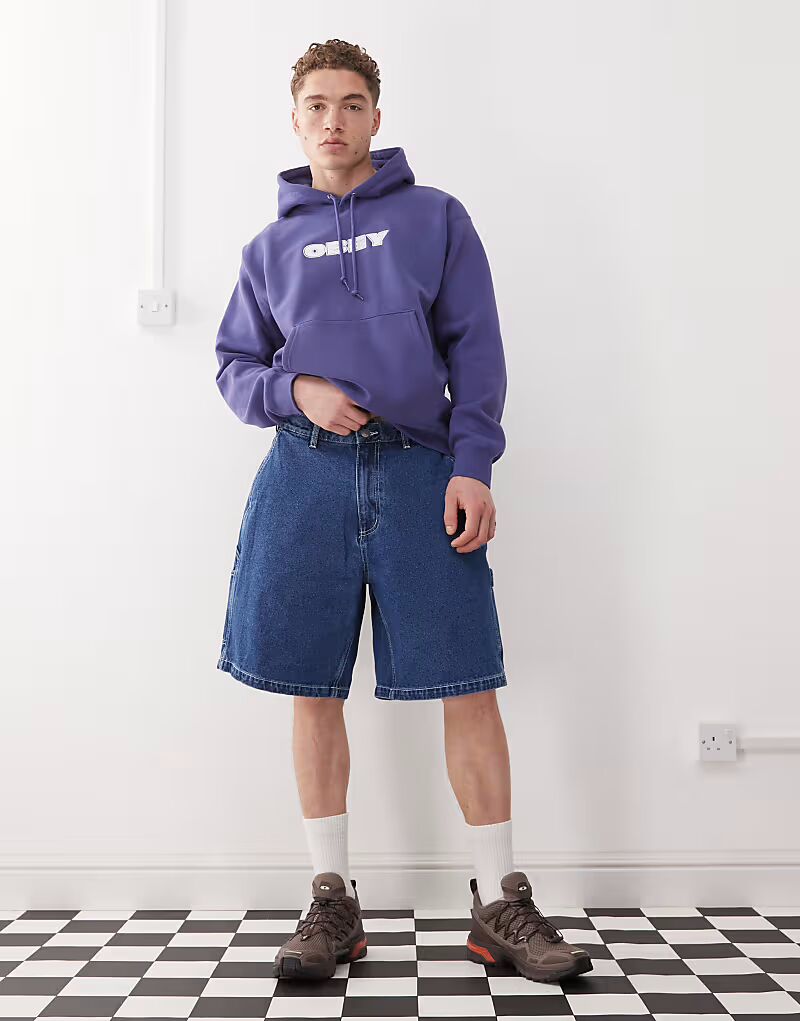 Короткие джинсовые шорты Obey bigwig цвета индиго
Короткие джинсовые шорты Obey bigwig цвета индиго