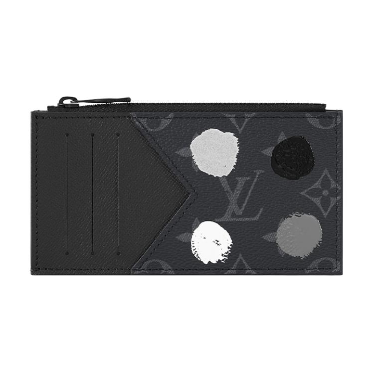 LOUIS VUITTON Кошелёк для монет X Yayoi Kusama Monogram Eclipse Black/Silver 
LOUIS VUITTON Кошелёк для монет X Yayoi Kusama Monogram Eclipse Black/Silver