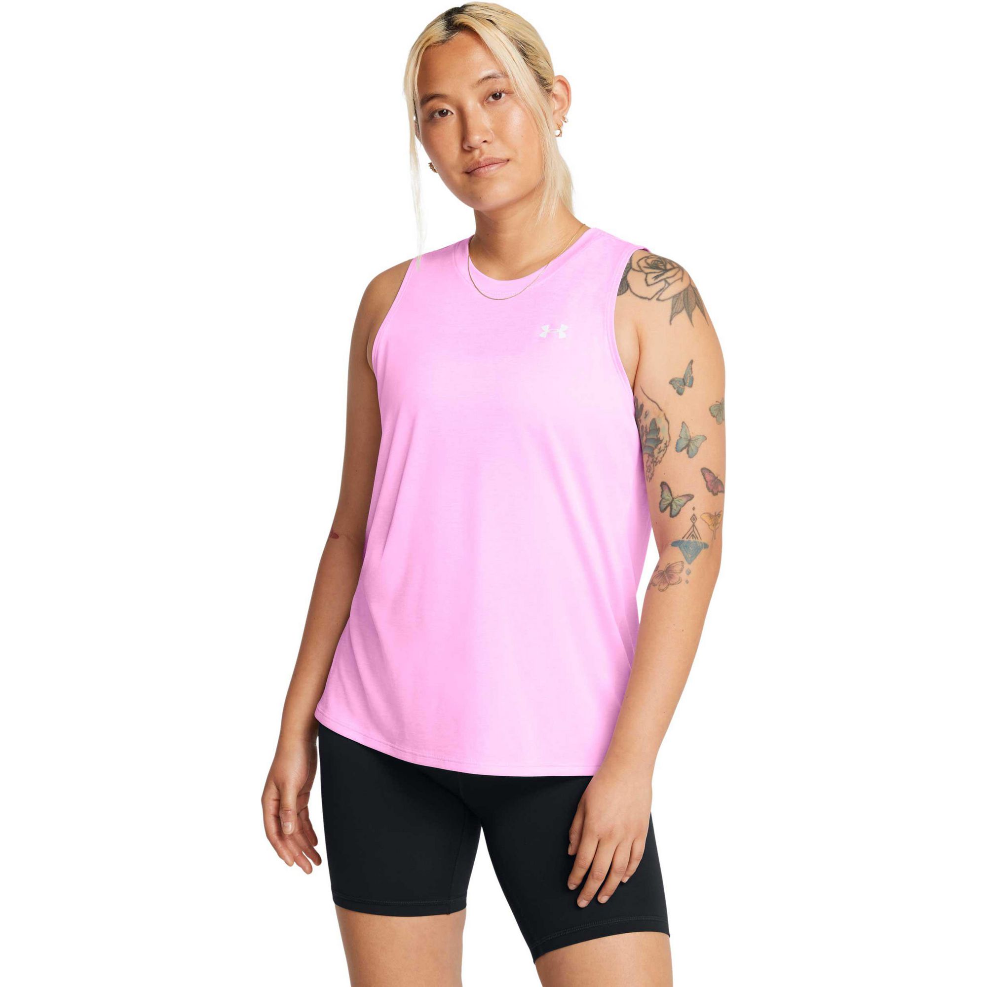Женская майка Tech Twist Under Armour, Stellar Pink/White
Женская майка Tech Twist Under Armour, Stellar Pink/White