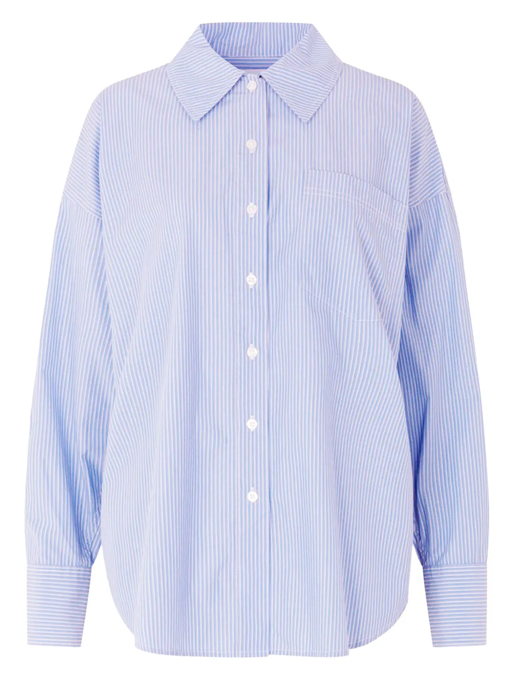 Полосатая хлопковая рубашка Ариэль SAMSOE SAMSOE, синий
Полосатая хлопковая рубашка Ариэль SAMSOE SAMSOE, синий