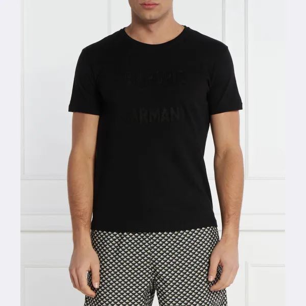Футболка стандартного кроя с добавлением белья Emporio Armani, черный
Футболка стандартного кроя с добавлением белья Emporio Armani, черный