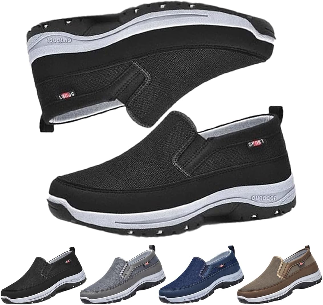 Мужские ортопедические слипоны с поддержкой свода стопы, текстильные лоферы, повседневные нескользящие ортопедические кроссовки, прогулочные лодочные туфли Generic, черный
Мужские ортопедические слипоны с поддержкой свода стопы, текстильные лоферы, повседневные нескользящие ортопедические кроссовки, прогулочные лодочные туфли Generic, черный