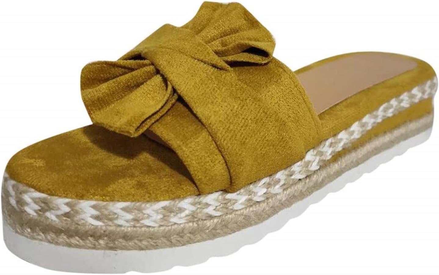 Женские сандалии ZWRXW с открытым носком, плоские, с милым бантом, шлепанцы на лето, слипоны, бохо, повседневные плоские шлепанцы, модные удобные босоножки на платформе, гавайская обувь для отдыха и пляжа, желтый
Женские сандалии ZWRXW с открытым носком, плоские, с милым бантом, шлепанцы на лето, слипоны, бохо, повседневные плоские шлепанцы, модные удобные босоножки на платформе, гавайская обувь для отдыха и пляжа, желтый