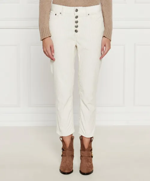 Брюки Кунса Loose fit Dondup - Made In Italy, белый
Брюки Кунса Loose fit Dondup - Made In Italy, белый