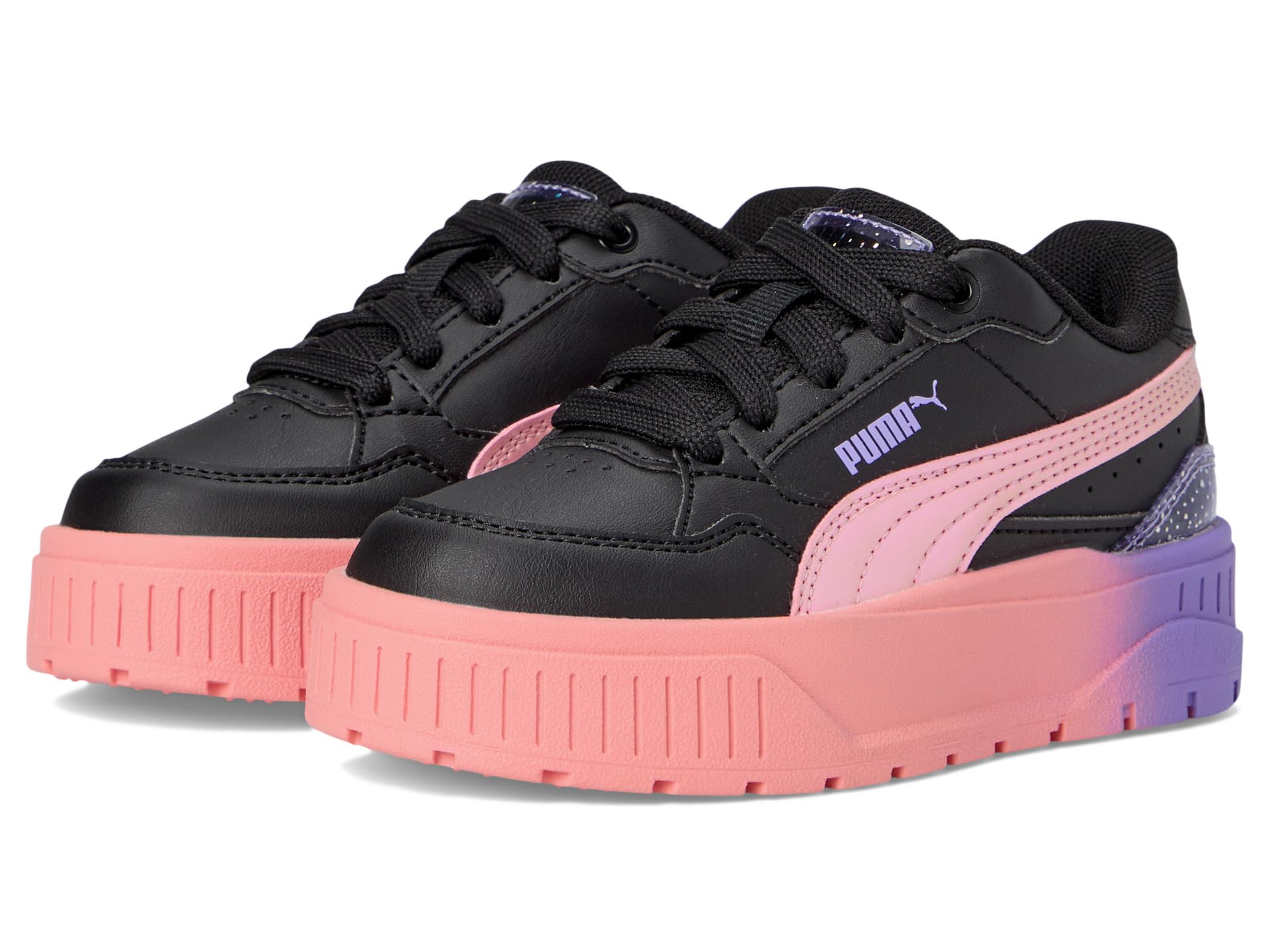 Кроссовки PUMA Kids Karmen II Idol, цвет Puma Black/Pink Fruit/Lavender Alert
Кроссовки PUMA Kids Karmen II Idol, цвет Puma Black/Pink Fruit/Lavender Alert