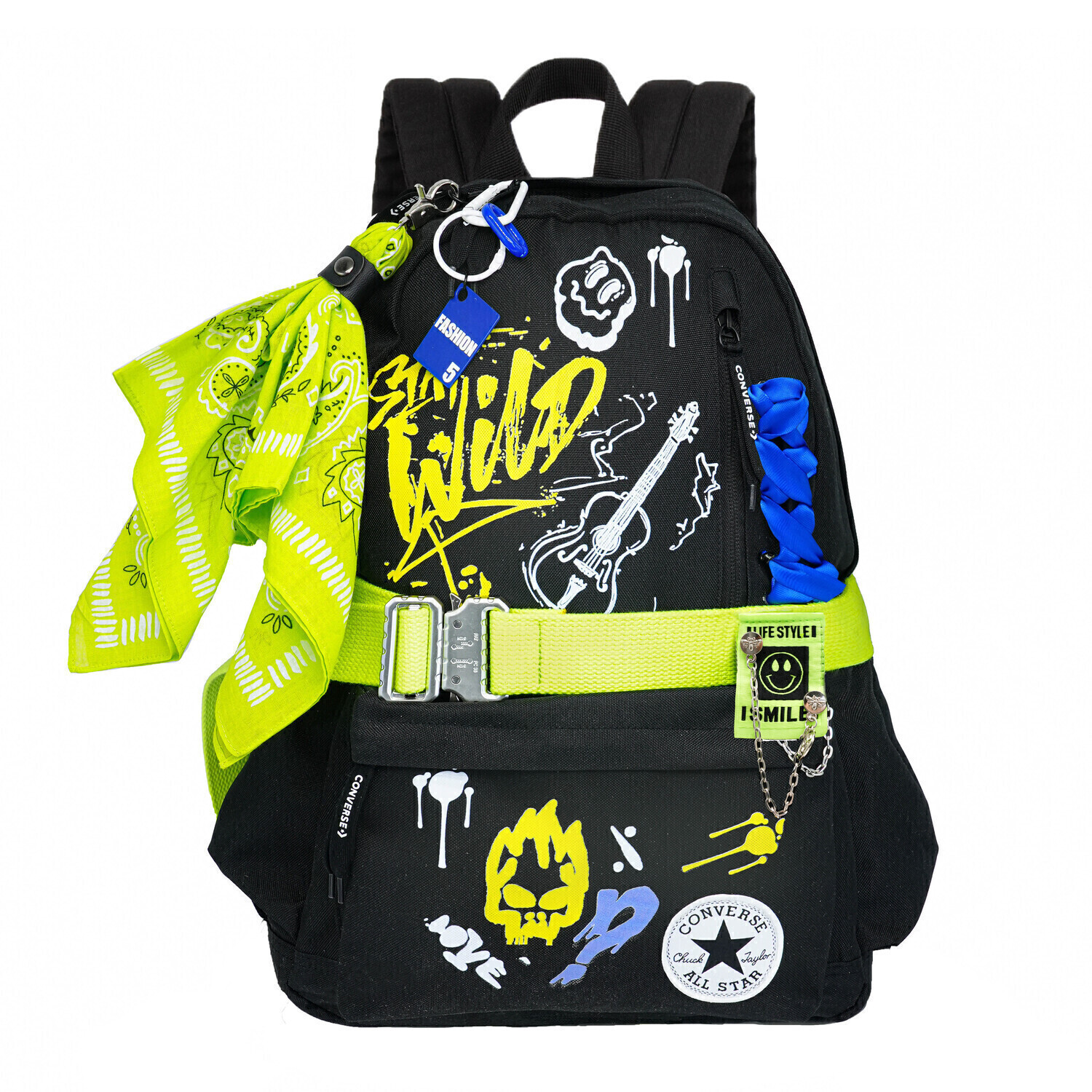 Converse Полиэстеровый флуоресцентный реагент Рюкзак средний унисекс неоново-зеленый, Neon Green
Converse Полиэстеровый флуоресцентный реагент Рюкзак средний унисекс неоново-зеленый, Neon Green