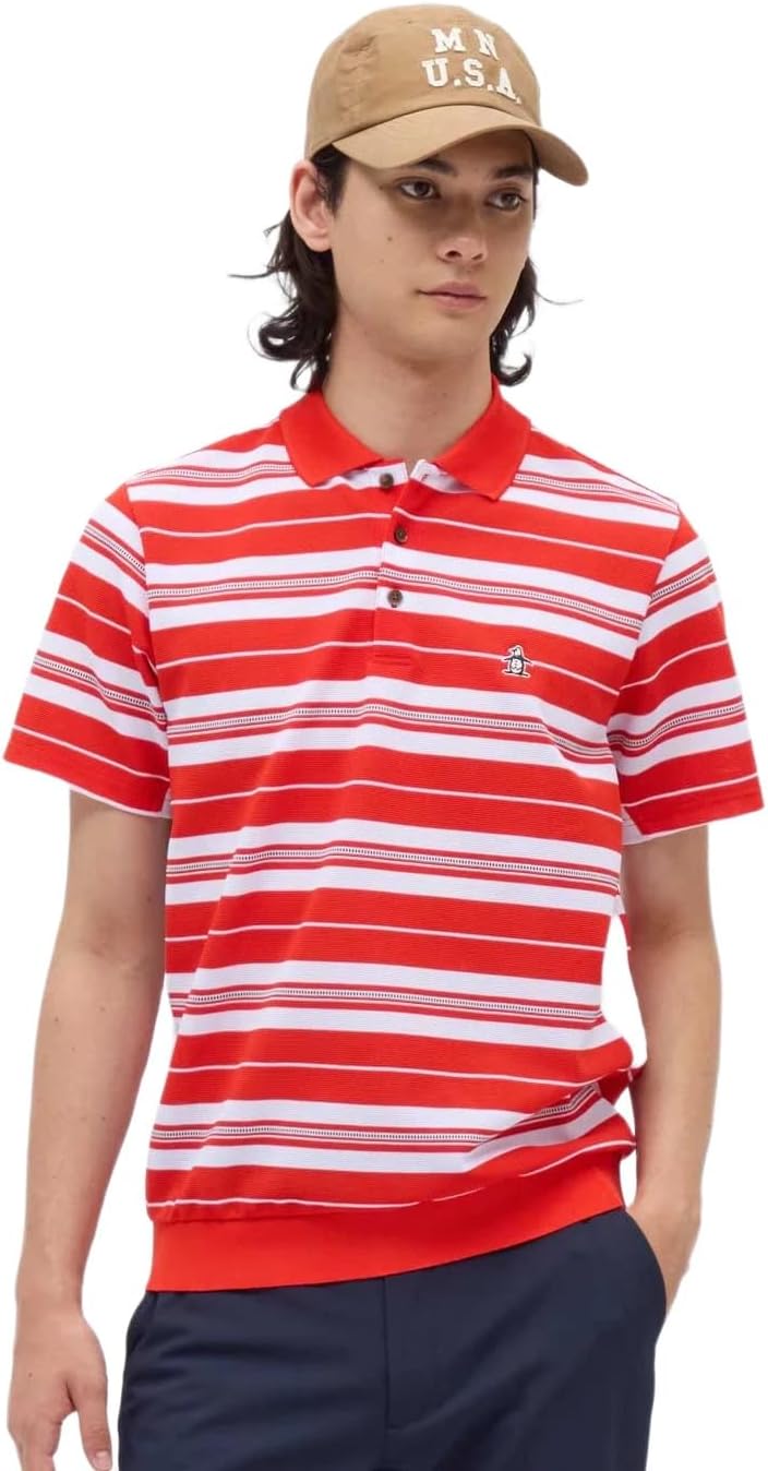 Мужская рубашка-поло Manning Wear MG5FHS20M с коротким рукавом, отделка по краю, влагоотводящая, быстросохнущая, свободного кроя, произведено в Японии Munsingwear, оранжевый
Мужская рубашка-поло Manning Wear MG5FHS20M с коротким рукавом, отделка по краю, влагоотводящая, быстросохнущая, свободного кроя, произведено в Японии Munsingwear, оранжевый