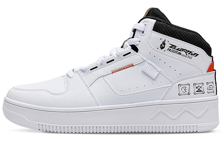 Кеды мужские, обувь для скейтбординга высокая белый/черный 361°
Кеды мужские, обувь для скейтбординга высокая белый/черный 361°