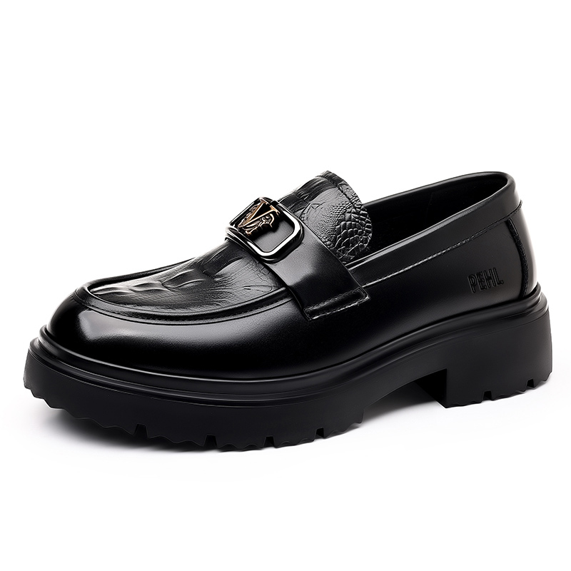 PEHL Мужские повседневные туфли с низким верхом, черные/коричневые 
PEHL Мужские повседневные туфли с низким верхом, черные/коричневые