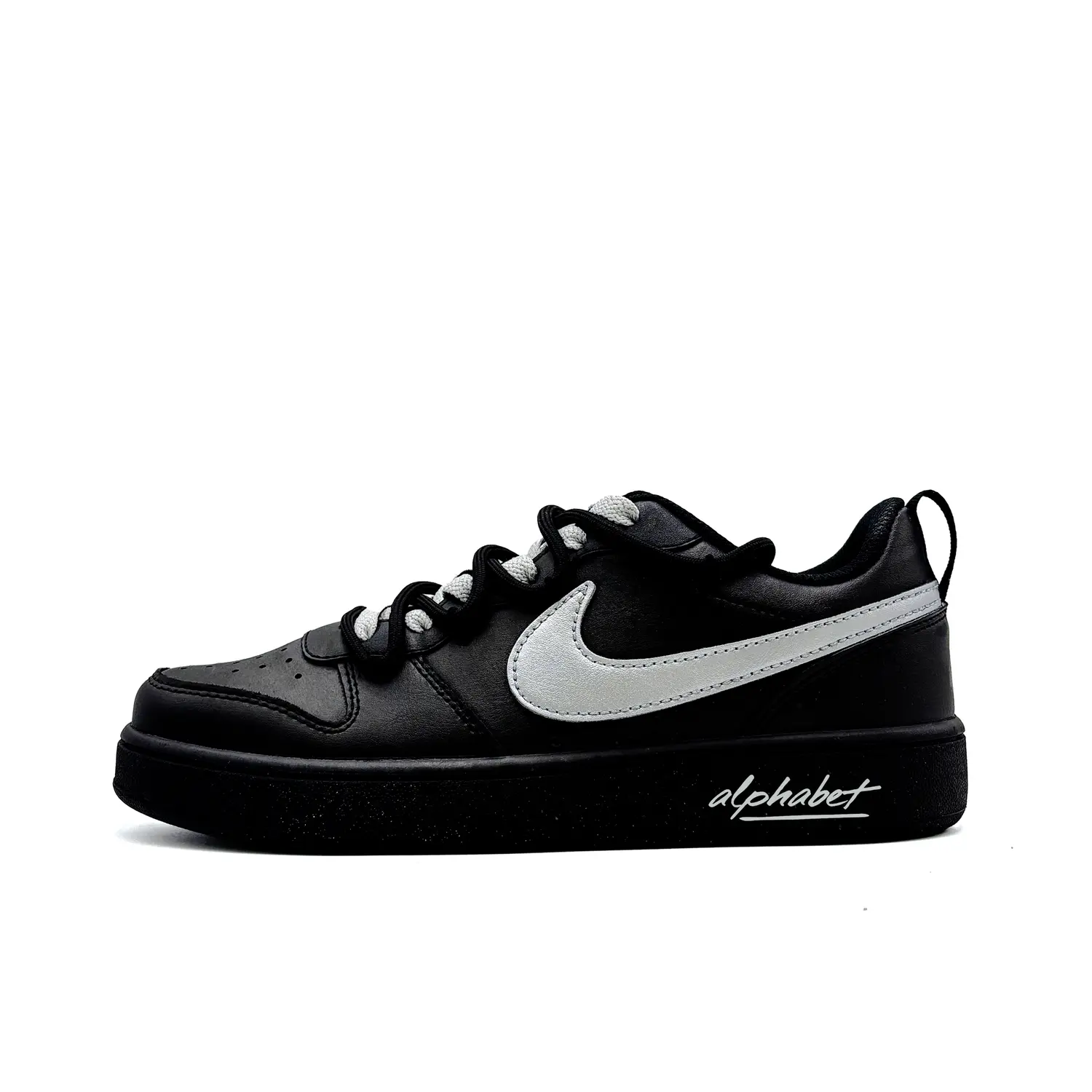Nike Туфли для скейтбординга Court Borough Dark Night Silver Wing Abrasion Resistant Low top Kids' Silver для подростков
Nike Туфли для скейтбординга Court Borough Dark Night Silver Wing Abrasion Resistant Low top Kids' Silver для подростков