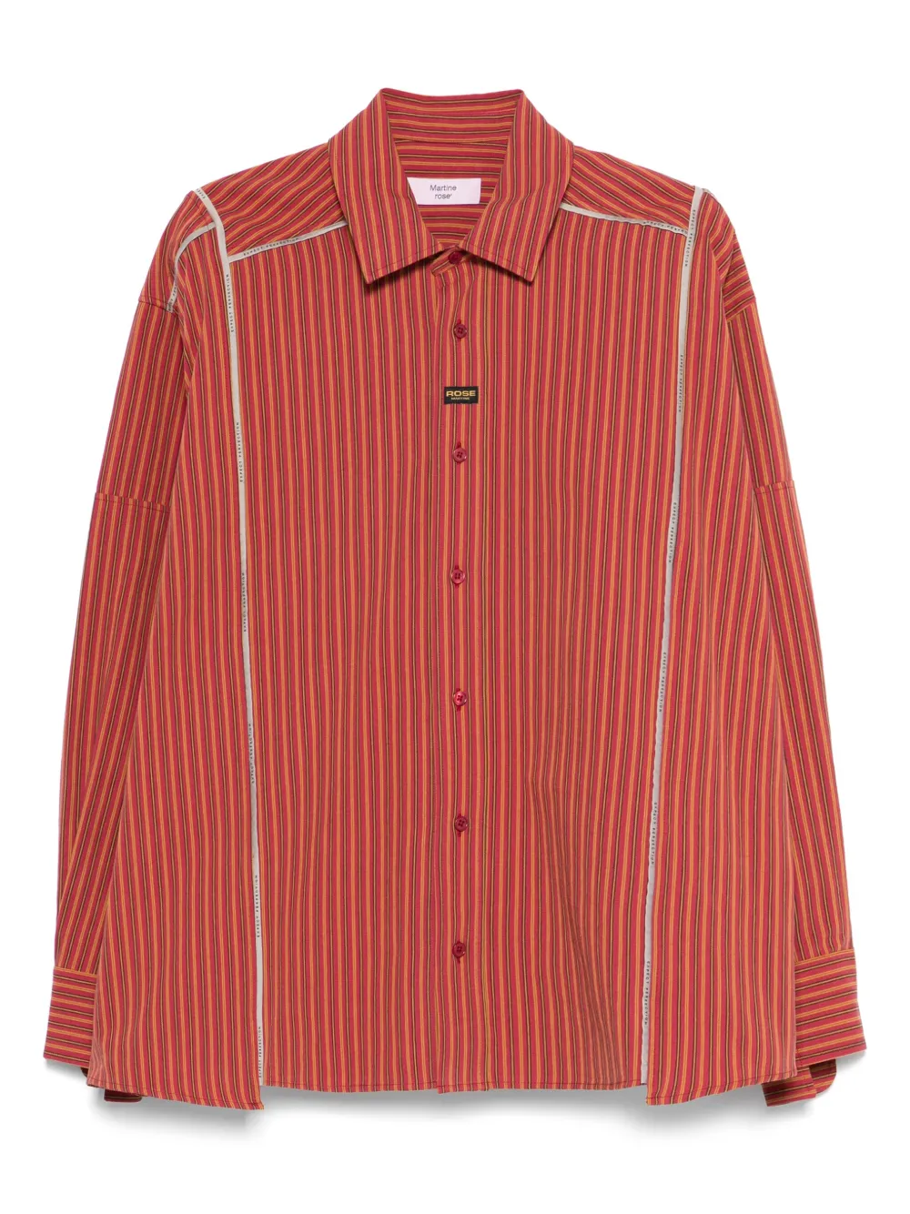 Рубашка в полоску Martine Rose, красный
Рубашка в полоску Martine Rose, красный