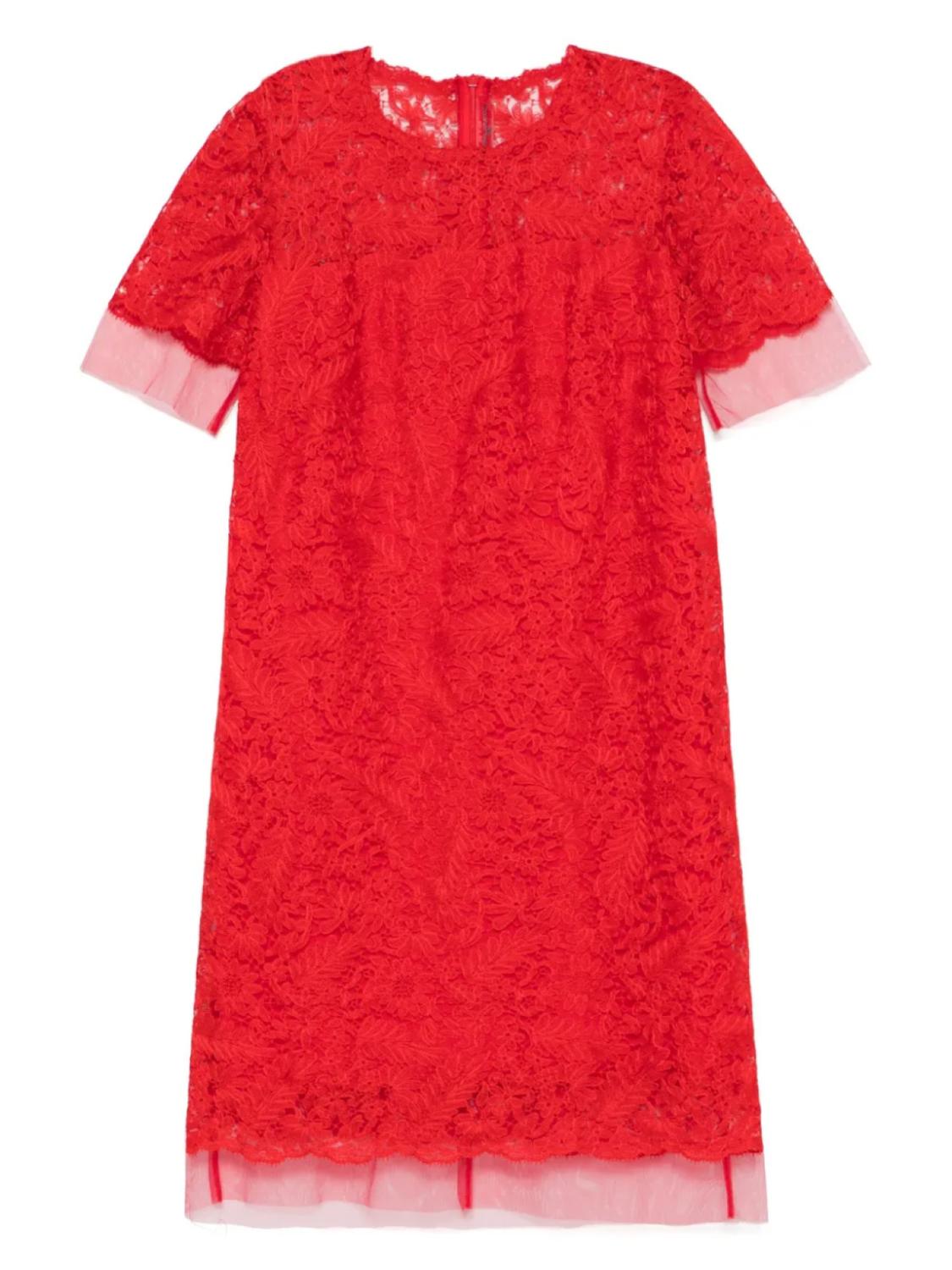 Кружевное платье Ermanno Scervino, красный
Кружевное платье Ermanno Scervino, красный