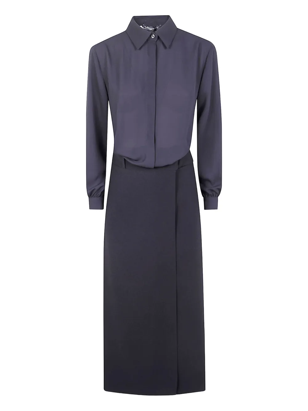 Платье миди с запахом в стиле рубашки DRHOPE, черный
Платье миди с запахом в стиле рубашки DRHOPE, черный