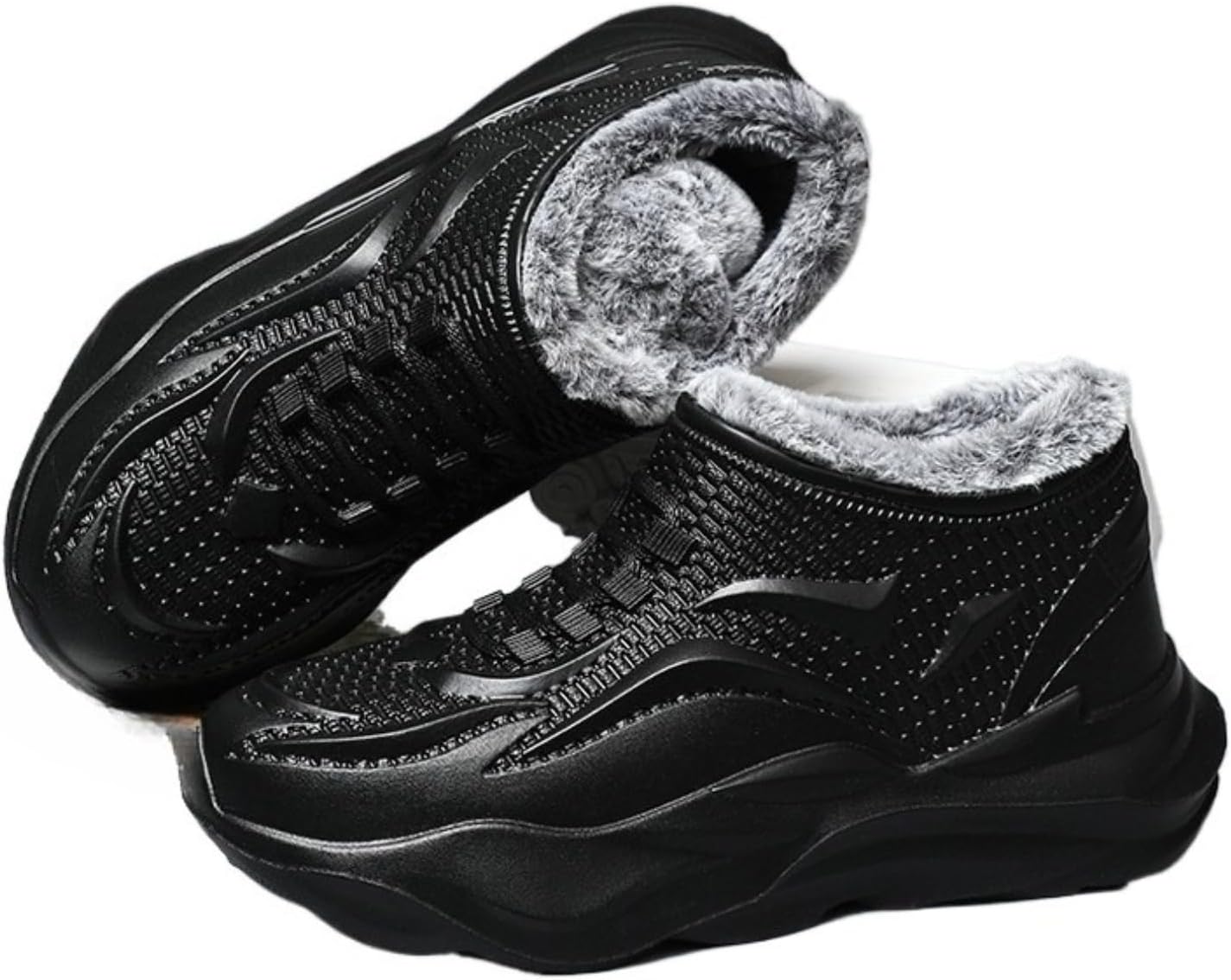 Мужские зимние ботинки для снега, водоотталкивающие, с утеплителем из искусственного меха для активного отдыха на улице Azttoztto, черный
Мужские зимние ботинки для снега, водоотталкивающие, с утеплителем из искусственного меха для активного отдыха на улице Azttoztto, черный