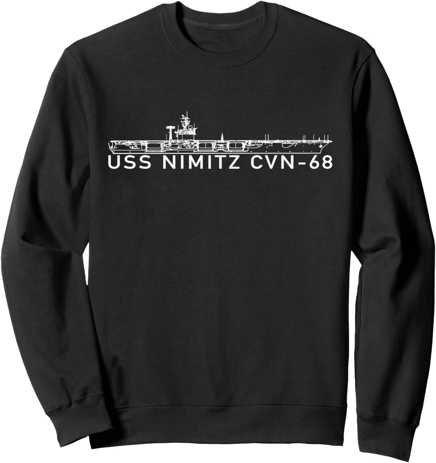 Толстовка с изображением американского авианосца USS Nimitz Classic Ships Schematics, черный
Толстовка с изображением американского авианосца USS Nimitz Classic Ships Schematics, черный