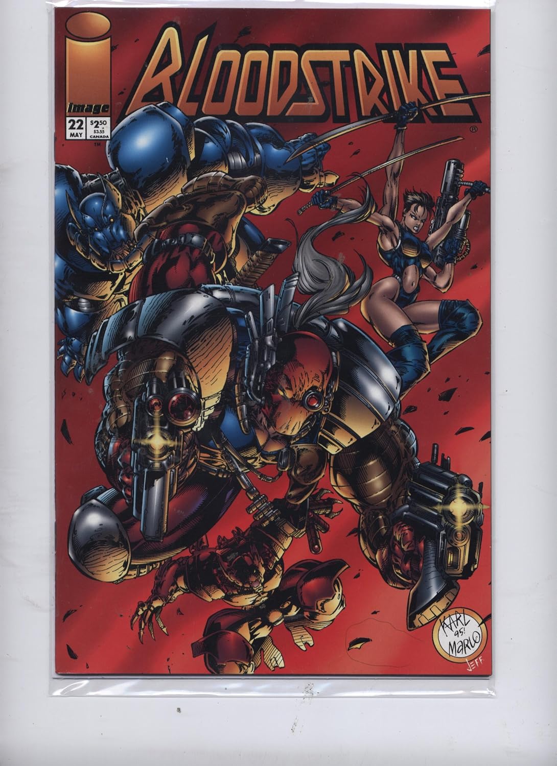 Bloodstrike #22 (May 1995) (Image Comics)
Bloodstrike #22 (May 1995) (Image Comics)