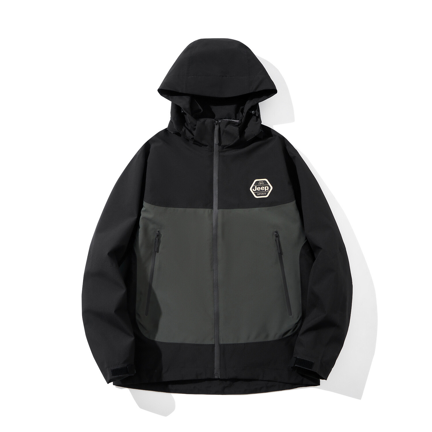Куртка унисекс Jeep Spirit, черный/зеленый
Куртка унисекс Jeep Spirit, черный/зеленый