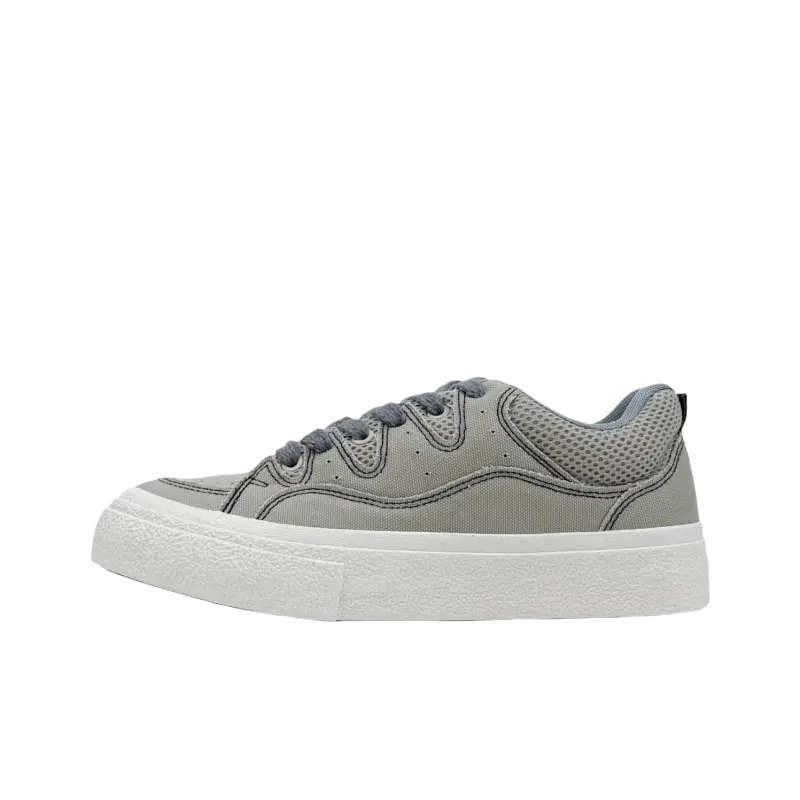 JimiXiong Мужские лоу-топ скейтборд кроссовки серые, цвет Gray 
JimiXiong Мужские лоу-топ скейтборд кроссовки серые, цвет Gray