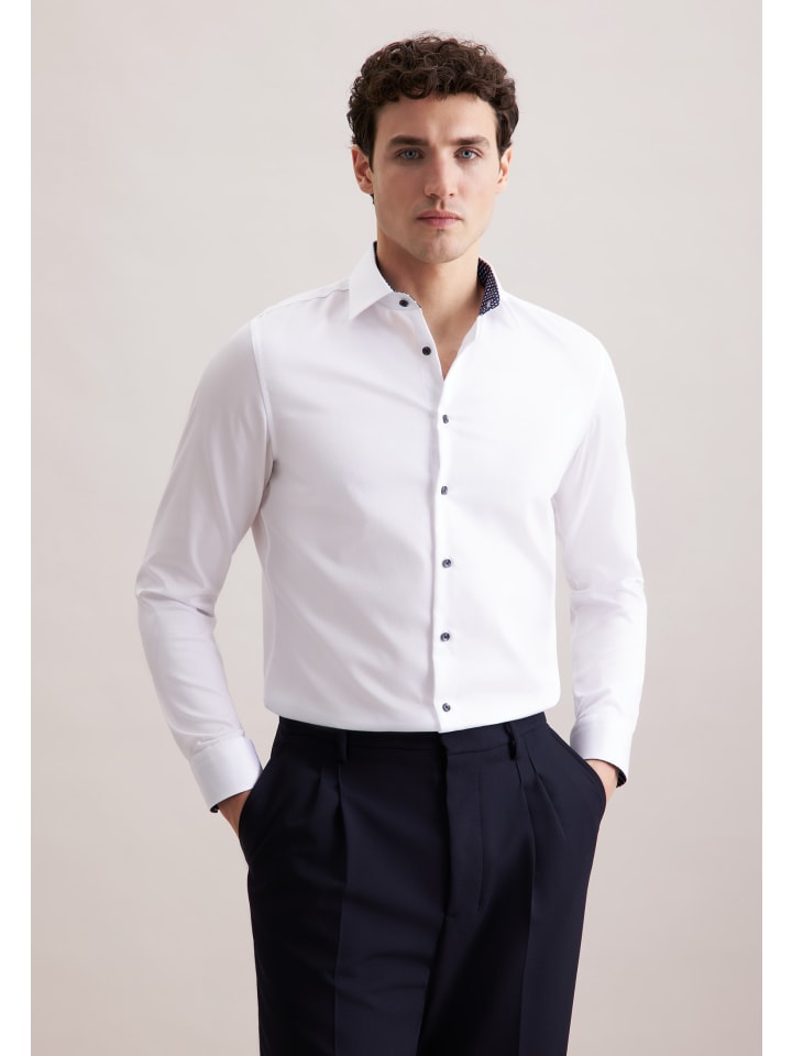 Деловая рубашка X-Slim белого цвета Seidensticker
Деловая рубашка X-Slim белого цвета Seidensticker