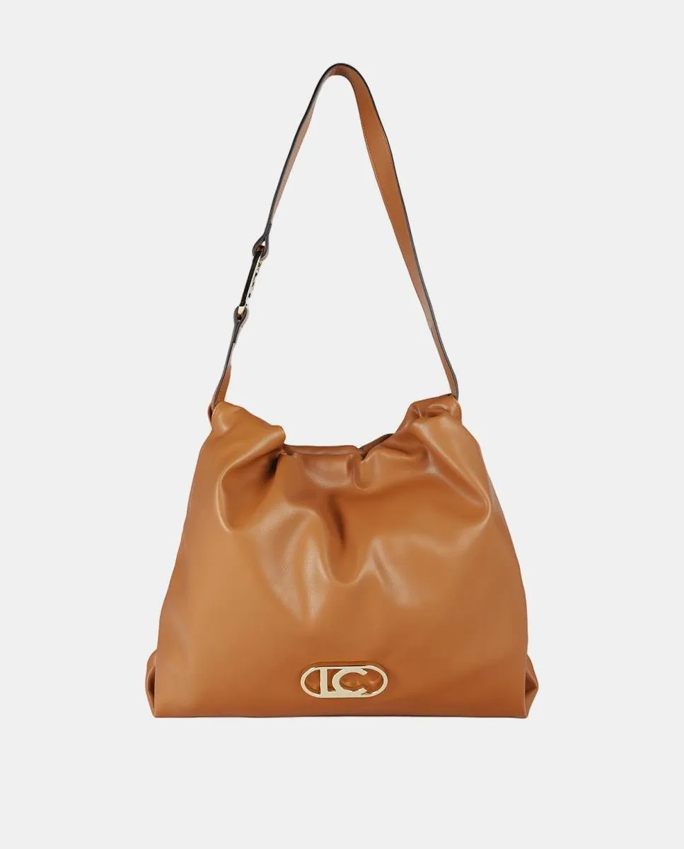 Сумка-шоппер из искусственной кожи с овальным логотипом LC Lola Casademunt, песочный
Сумка-шоппер из искусственной кожи с овальным логотипом LC Lola Casademunt, песочный