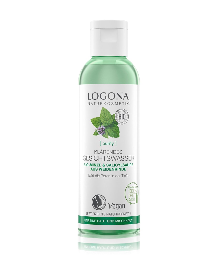 Тоник для лица Logona Purify Klärendes Gesichtswasser Bio-Minze & Salicylsäure aus Weidenrinde, 125 ml
Тоник для лица Logona Purify Klärendes Gesichtswasser Bio-Minze & Salicylsäure aus Weidenrinde, 125 ml