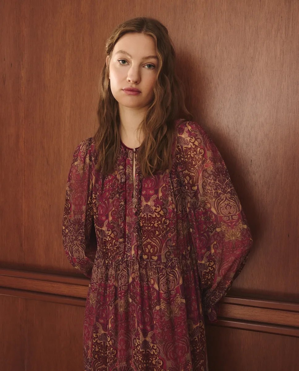 Платье с принтом в стиле Арт Нуво Lloyd's, фиолетовый
Платье с принтом в стиле Арт Нуво Lloyd's, фиолетовый