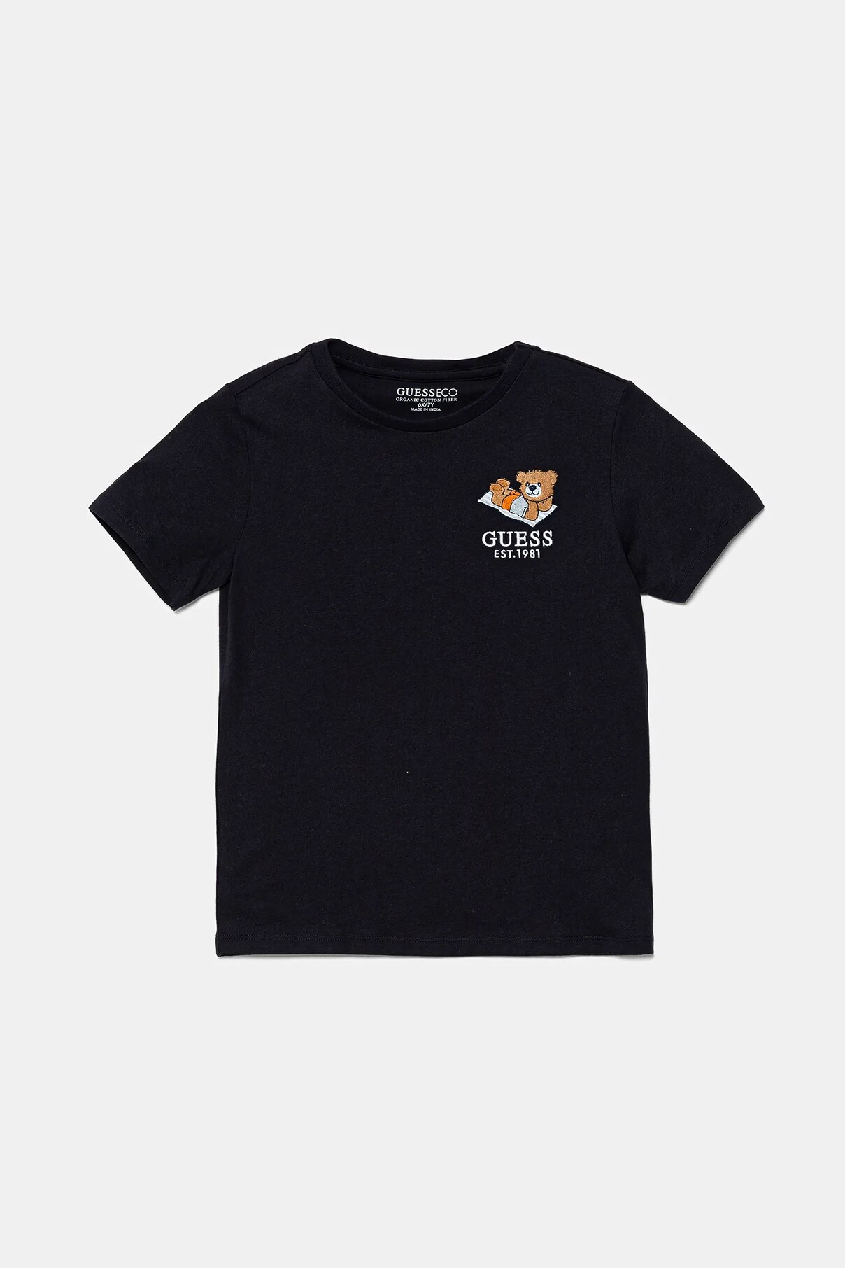 Футболка из хлопка для детей Guess, темно-синий
Футболка из хлопка для детей Guess, темно-синий