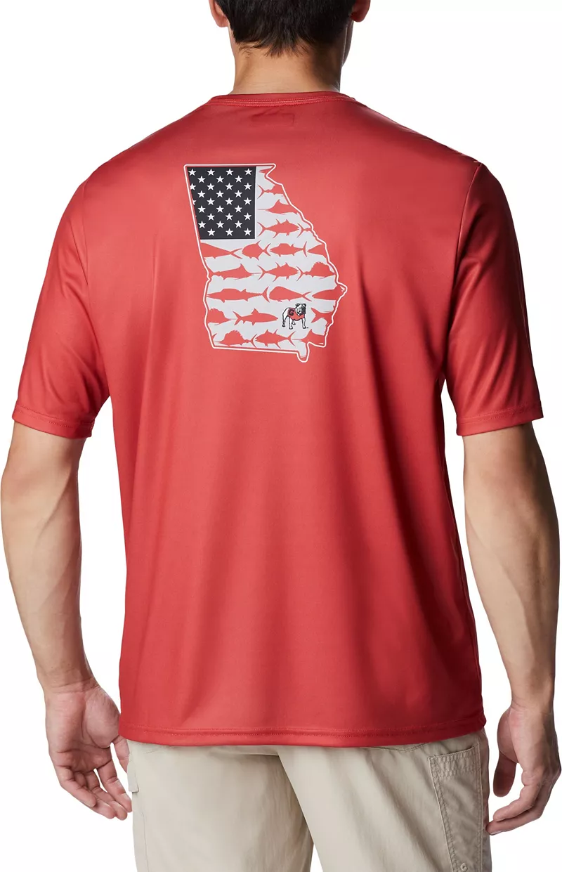 Мужская красная футболка Columbia Bulldogs Terminal Tackle
Мужская красная футболка Columbia Bulldogs Terminal Tackle