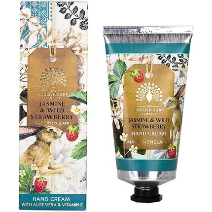 Anniversary Hand Cream Luxury Jasmine Увлажняющий крем для рук для мужчин и женщин с ароматом жасмина и лесной земляники 75 мл The English Soap Company
Anniversary Hand Cream Luxury Jasmine Увлажняющий крем для рук для мужчин и женщин с ароматом жасмина и лесной земляники 75 мл The English Soap Company