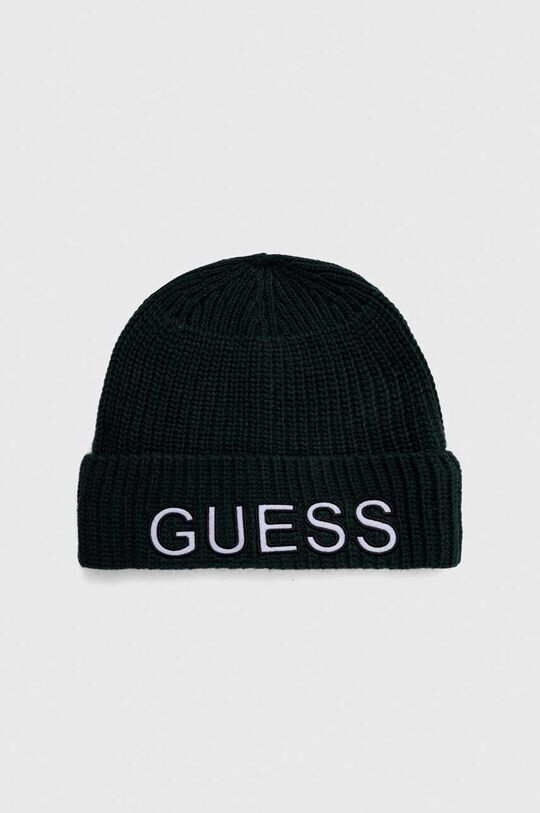 Шапка из смесовой шерсти Guess, зеленый
Шапка из смесовой шерсти Guess, зеленый