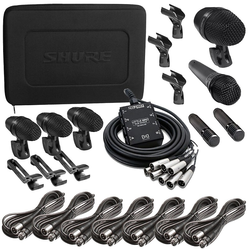Микрофон Shure PGADRUMKIT7 7pc Drum Microphone Kit 
Микрофон Shure PGADRUMKIT7 7pc Drum Microphone Kit