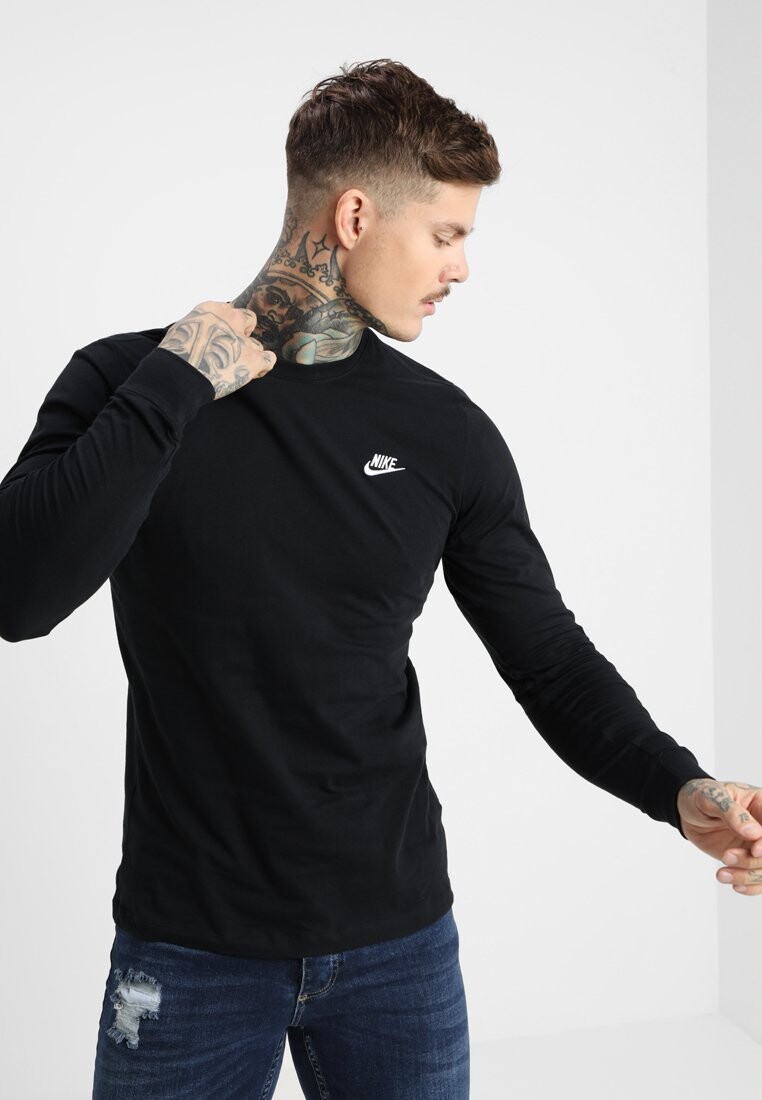 Футболка с длинным рукавом Club Tee Nike, черный
Футболка с длинным рукавом Club Tee Nike, черный