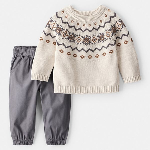 Детский комплект Carter’s из свитера и брюк в технике fair isle Carter'S
Детский комплект Carter’s из свитера и брюк в технике fair isle Carter'S