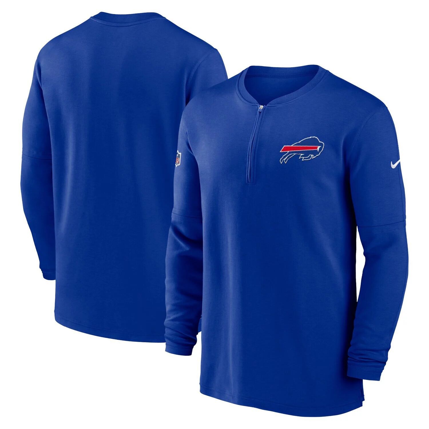 Мужской топ Royal Buffalo Bills 2023 Sideline Performance с длинными рукавами и молнией четверти Nike
Мужской топ Royal Buffalo Bills 2023 Sideline Performance с длинными рукавами и молнией четверти Nike