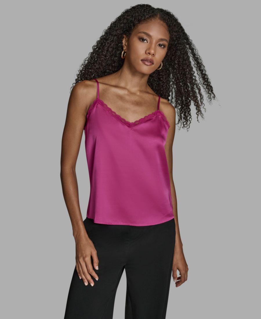 Женская майка с кружевной отделкой и V-образным вырезом BCBG, Sorbet Fuschia
Женская майка с кружевной отделкой и V-образным вырезом BCBG, Sorbet Fuschia