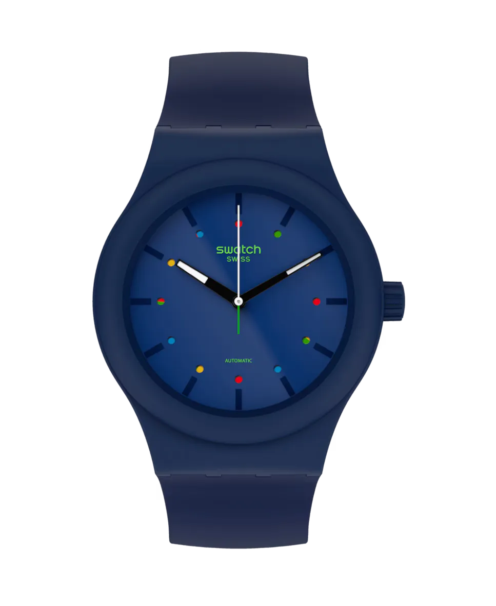 Часы waktu51 с синим ремешком из материала биологического происхождения Swatch, цвет Azul
Часы waktu51 с синим ремешком из материала биологического происхождения Swatch, цвет Azul