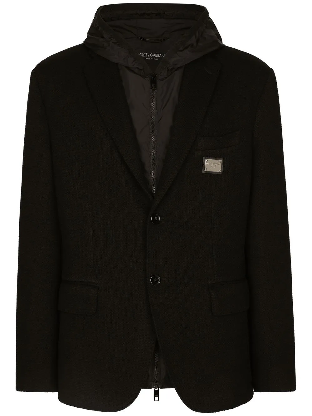 Дутый жилет с капюшоном DOLCE & GABBANA, черный
Дутый жилет с капюшоном DOLCE & GABBANA, черный