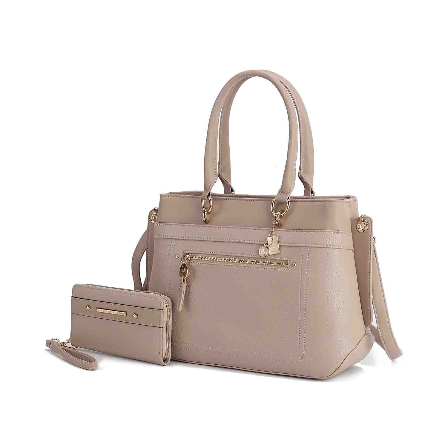 Женская сумка Gardenia Tote с кошельком из веганской кожи от Mia K MKF Collection By Mia K., серо-коричневый
Женская сумка Gardenia Tote с кошельком из веганской кожи от Mia K MKF Collection By Mia K., серо-коричневый