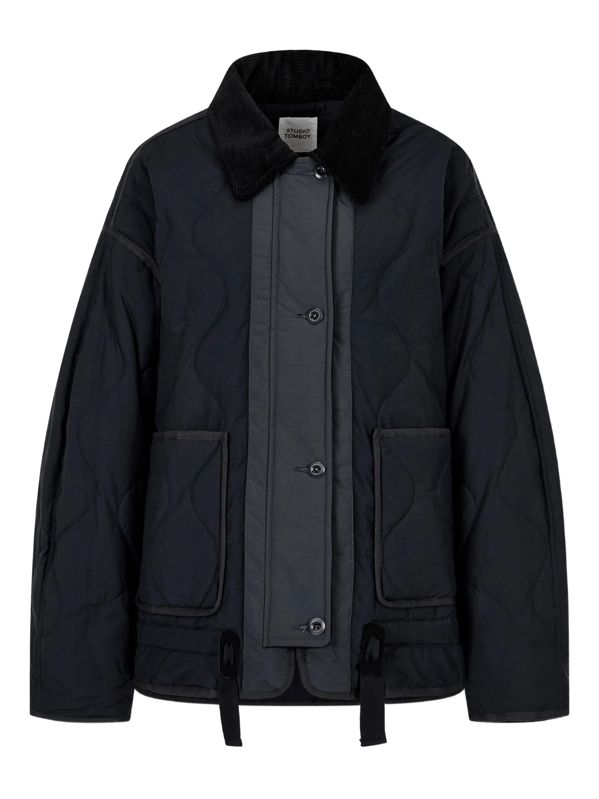 Стеганая куртка с вельветовым воротником Tomboy, синий
Стеганая куртка с вельветовым воротником Tomboy, синий