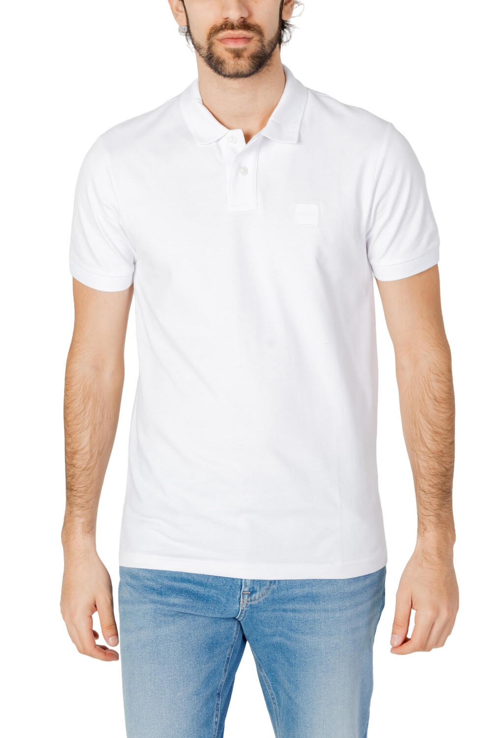 Поло BOSS однотонное, белый
Поло BOSS однотонное, белый
