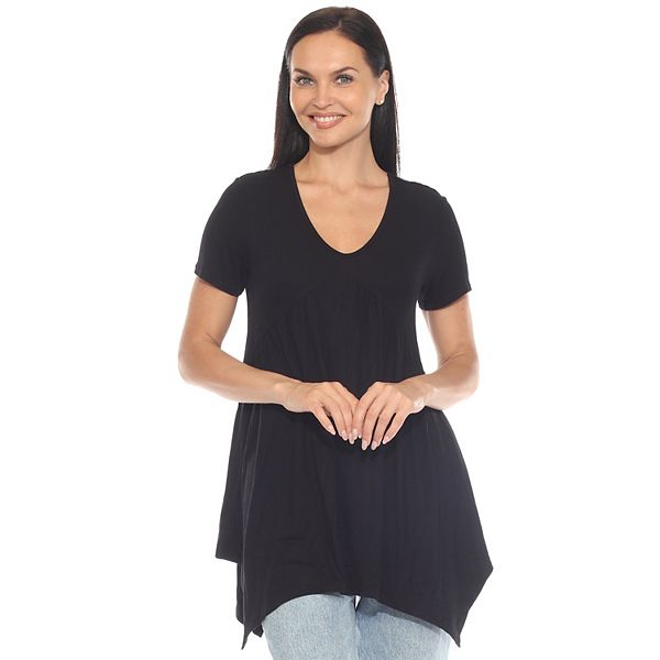 Женский короткий рукав с присборенным передом трикотажный топ с карманами Wm Fashion, Black
Женский короткий рукав с присборенным передом трикотажный топ с карманами Wm Fashion, Black