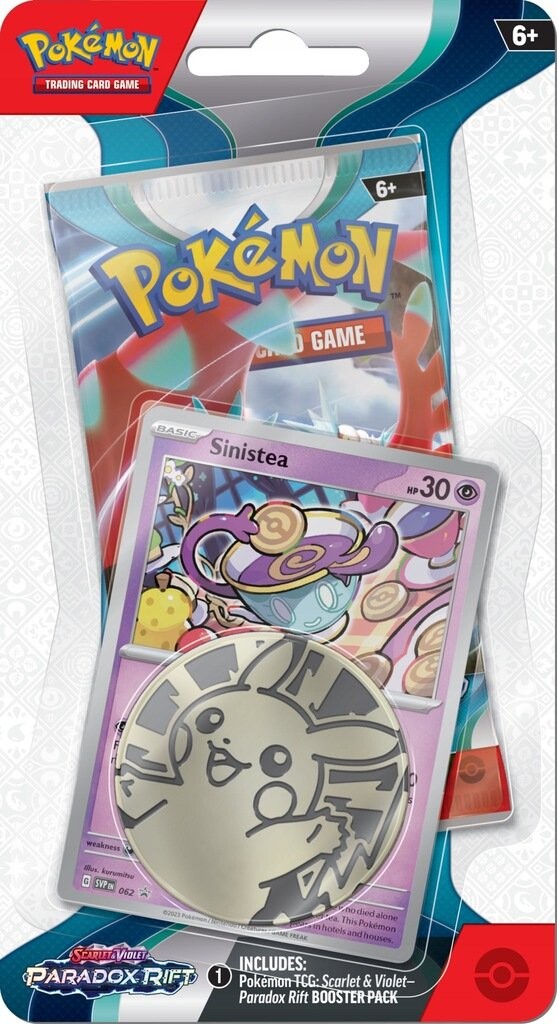 ККИ Покемон: Paradox Rift Checklane Blister - SINISTEA Pokemon
ККИ Покемон: Paradox Rift Checklane Blister - SINISTEA Pokemon