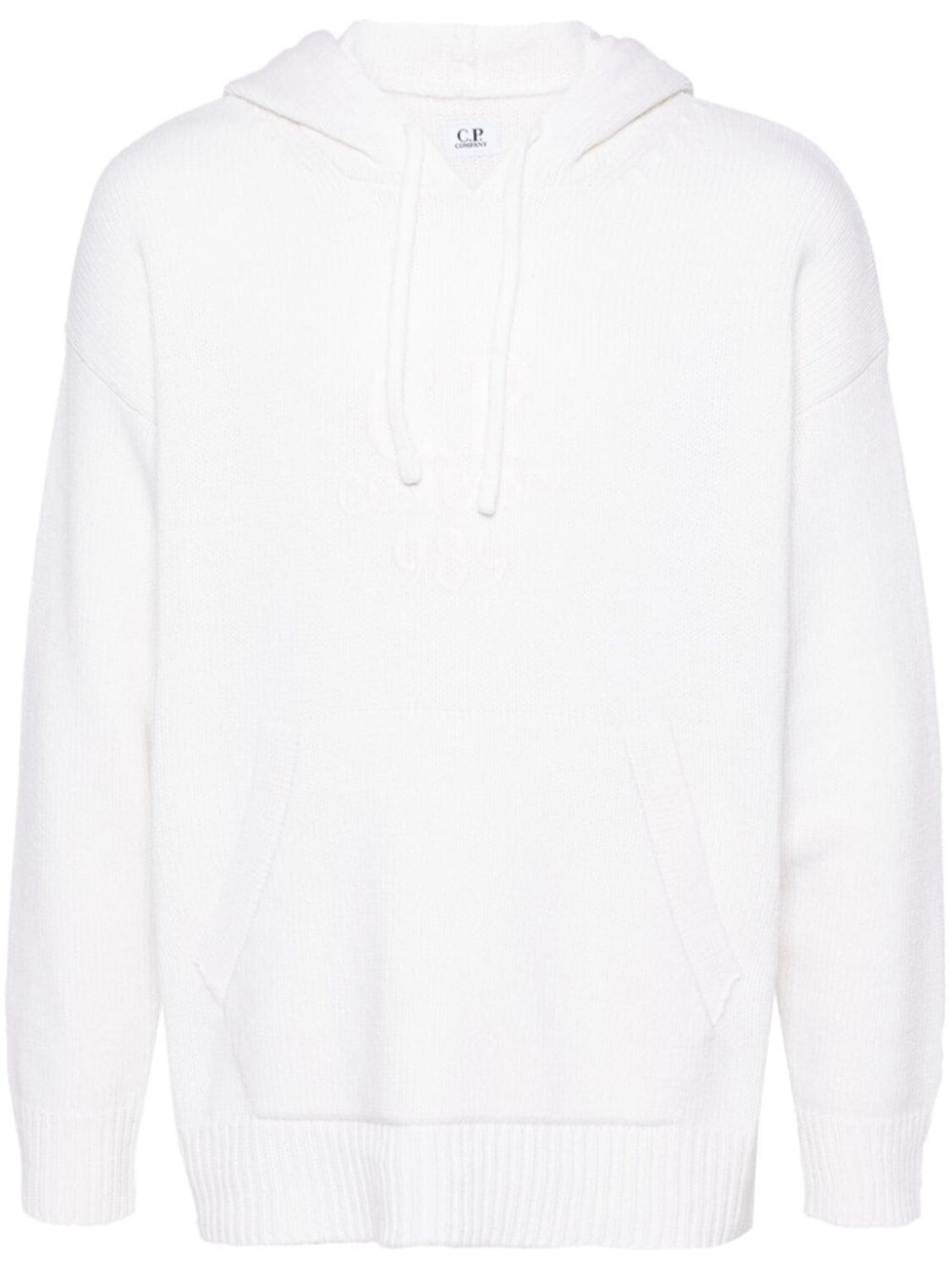 C.P. Company трикотажная толстовка с капюшоном и вышитым логотипом, белый
C.P. Company трикотажная толстовка с капюшоном и вышитым логотипом, белый