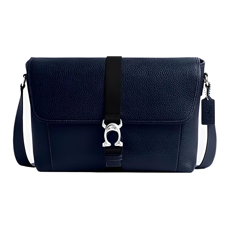 COACH Текстурированная кожаная сумка через плечо унисекс темно-синий
COACH Текстурированная кожаная сумка через плечо унисекс темно-синий