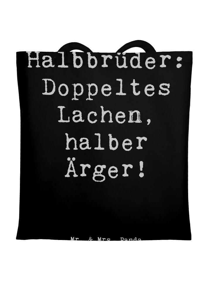 Сумка для переноски Mr & Mrs Panda Halbbruder Lachen, черный
Сумка для переноски Mr & Mrs Panda Halbbruder Lachen, черный