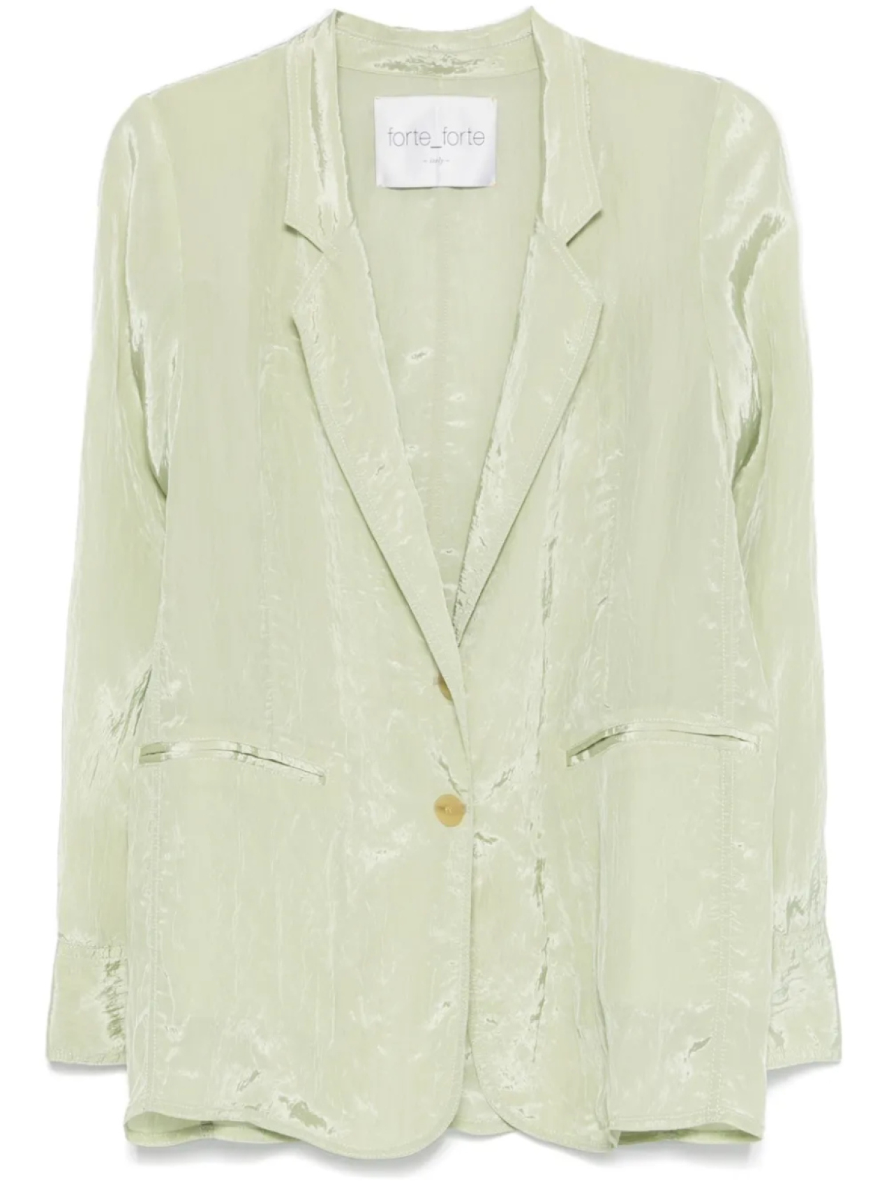 Пиджак с жатым эффектом Forte Forte, зеленый
Пиджак с жатым эффектом Forte Forte, зеленый