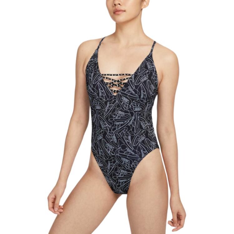 Слитный купальник женский черный Nike
Слитный купальник женский черный Nike