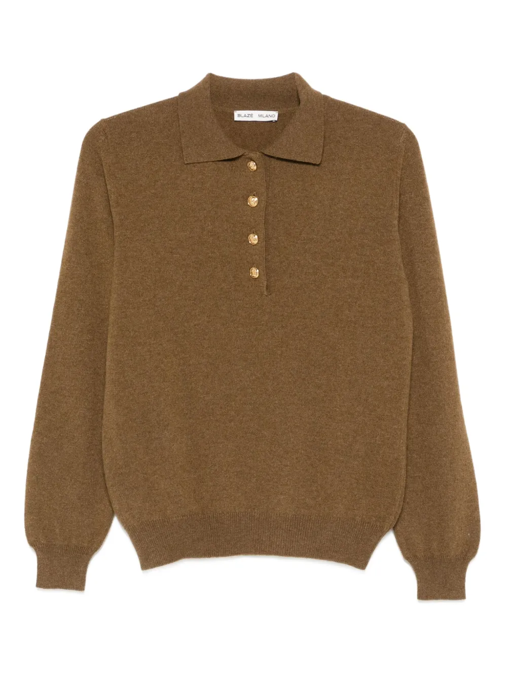 Рубашка поло с планкой на пуговицах Blazé Milano, коричневый
Рубашка поло с планкой на пуговицах Blazé Milano, коричневый